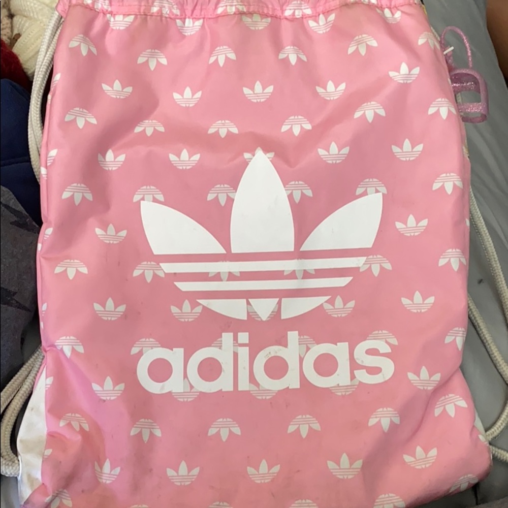 Pink adidas bag